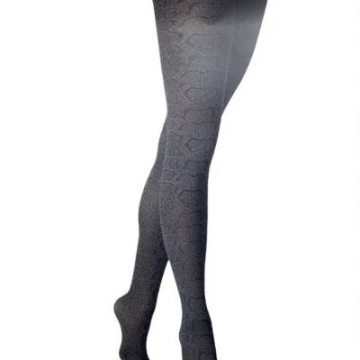 A New Day Fashion Tights Womens Size M/L Snake Skin Nylon